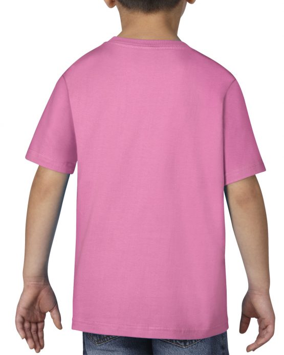 AGD76000B Gildan Premium Cotton Youth T Shirt Azalea 02