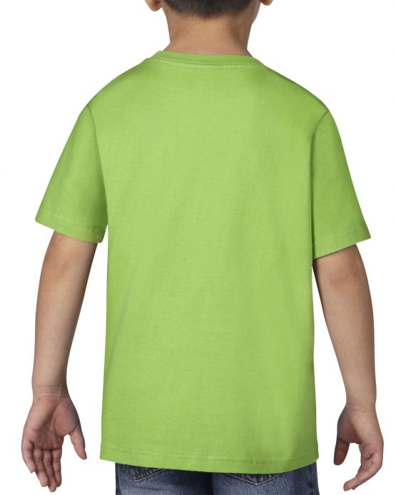 AGD76000B Gildan Premium Cotton Youth T Shirt Lime 02