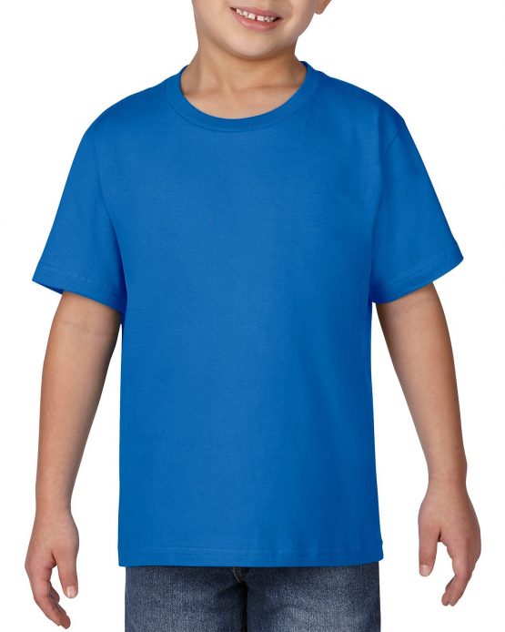 AGD76000B Gildan Premium Cotton Youth T Shirt Sport Royal 01