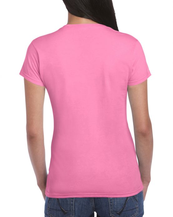 AGD76000L Gildan Premium Cotton Ladies T Shirt Azalea 02