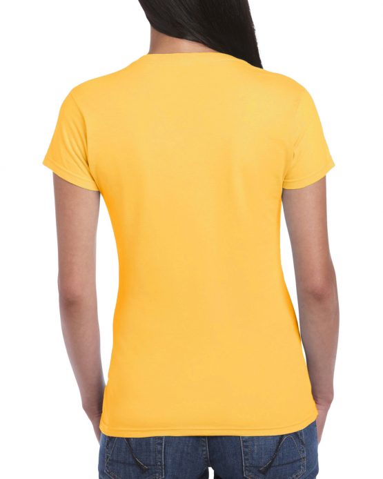 AGD76000L Gildan Premium Cotton Ladies T Shirt Gold 02