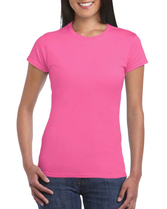 AGD76000L Gildan Premium Cotton Ladies T Shirt Heliconia 01