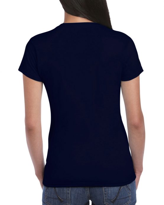 AGD76000L Gildan Premium Cotton Ladies T Shirt Navy 02