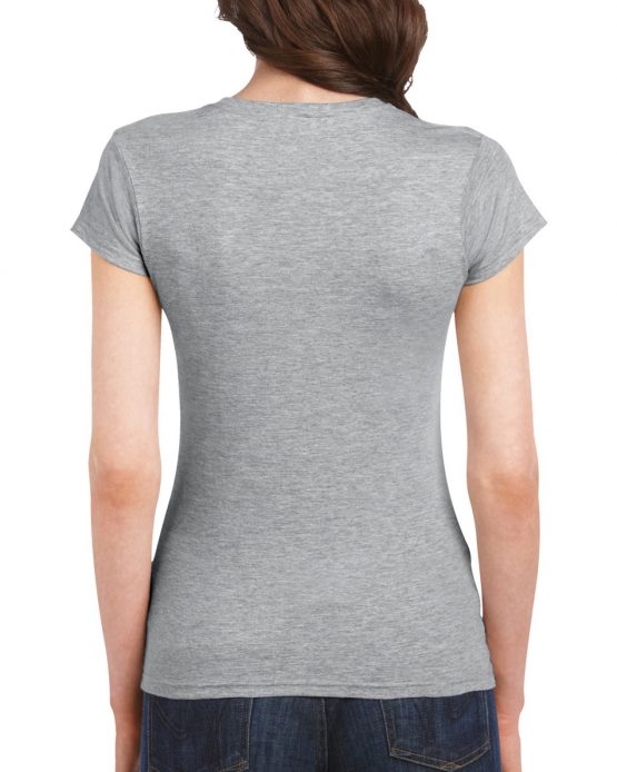 AGD76000L Gildan Premium Cotton Ladies T Shirt RS Sport Grey 02
