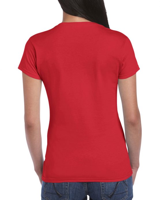 AGD76000L Gildan Premium Cotton Ladies T Shirt Red 02