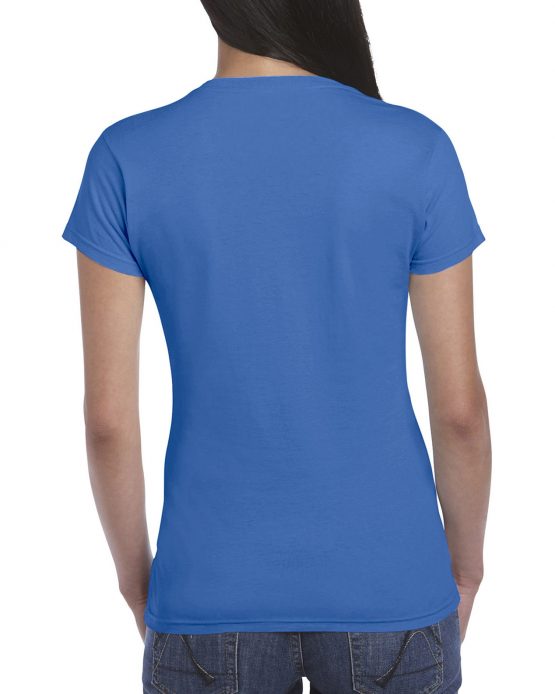 AGD76000L Gildan Premium Cotton Ladies T Shirt Royal 02
