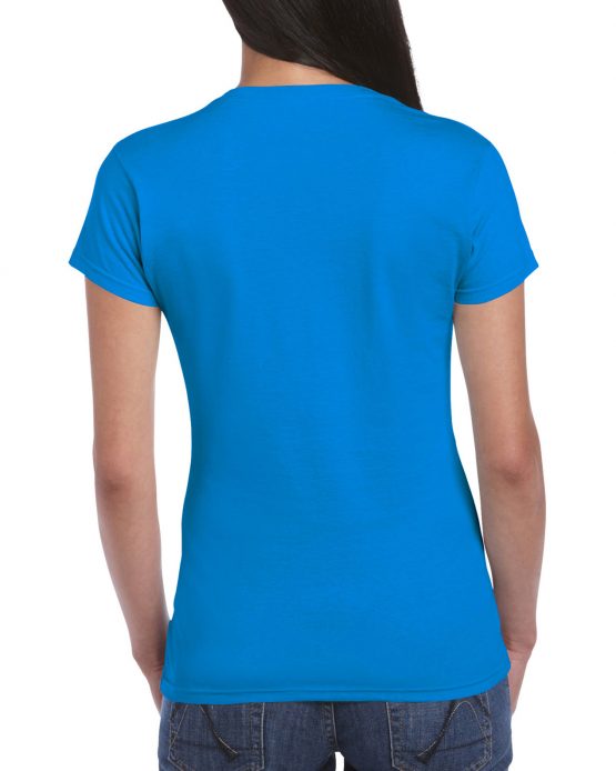 AGD76000L Gildan Premium Cotton Ladies T Shirt Sapphire 02