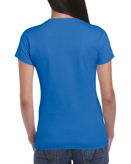 AGD76000L Gildan Premium Cotton Ladies T Shirt Sport Royal 02